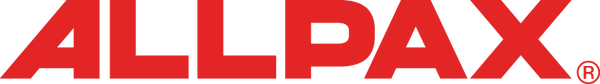 ALLPAX red logo on a transparent background