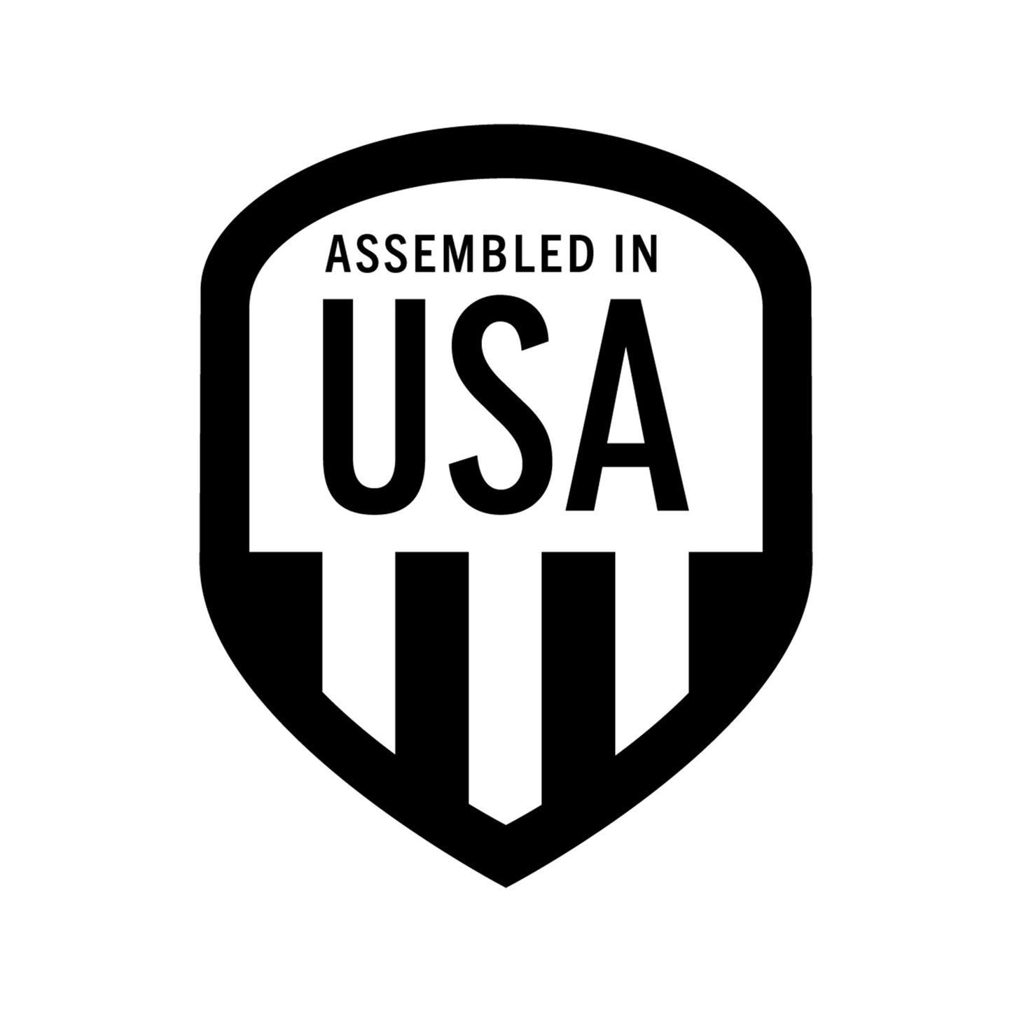Allpax Assembled in the USA Badge