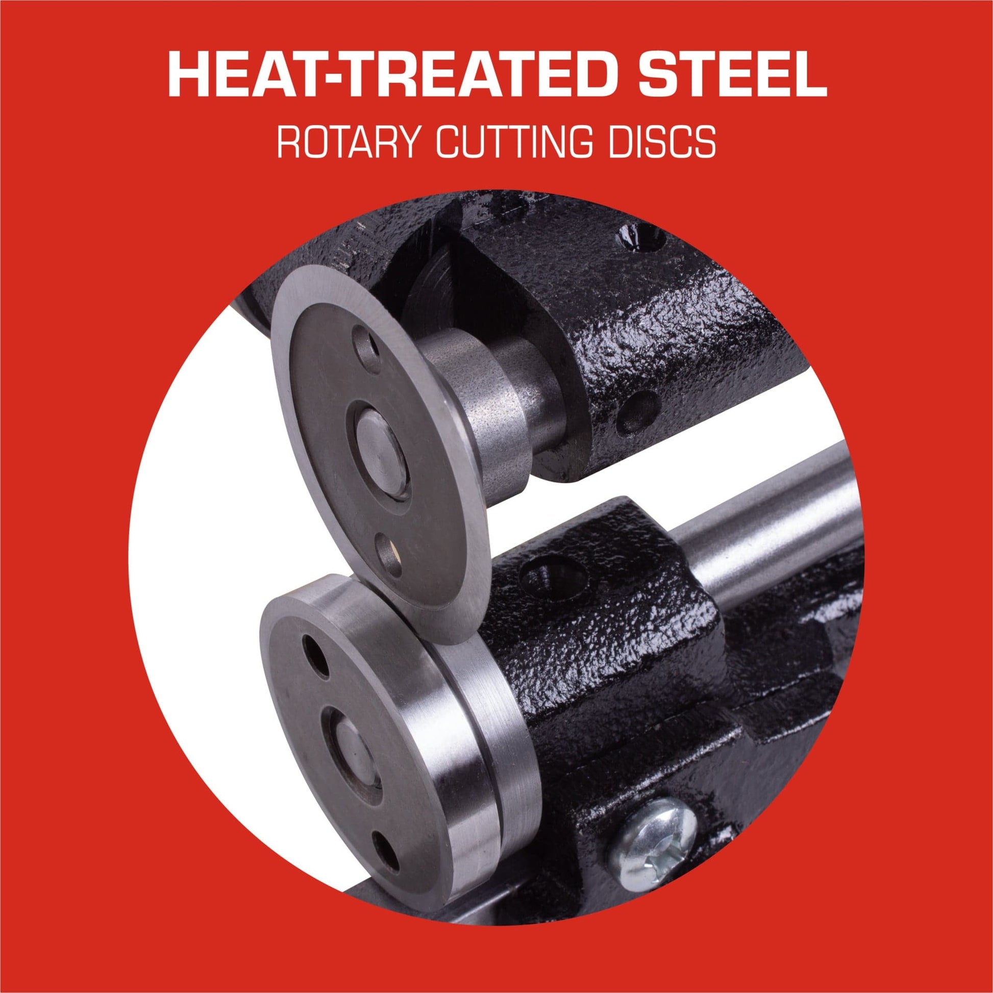 M3 Rotary-Style Gasket Cutter Heat-Treated Steel Rotary Cutting Discs