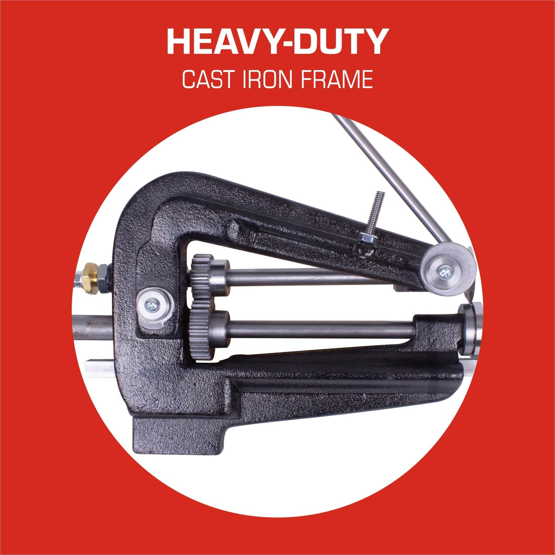 M3 Rotary-Style Gasket Cutter Heavy-Duty Cast Iron Frame