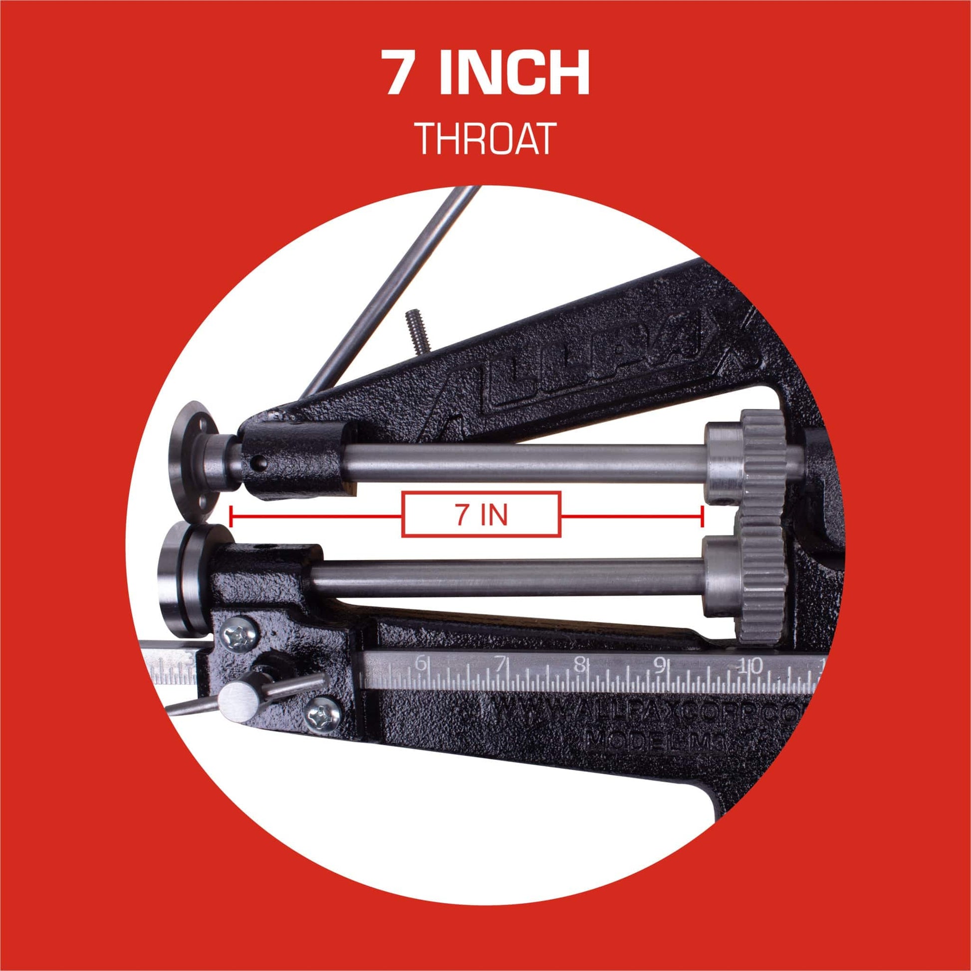 M3 Rotary-Style Standard Gasket Cutter 7" Throat