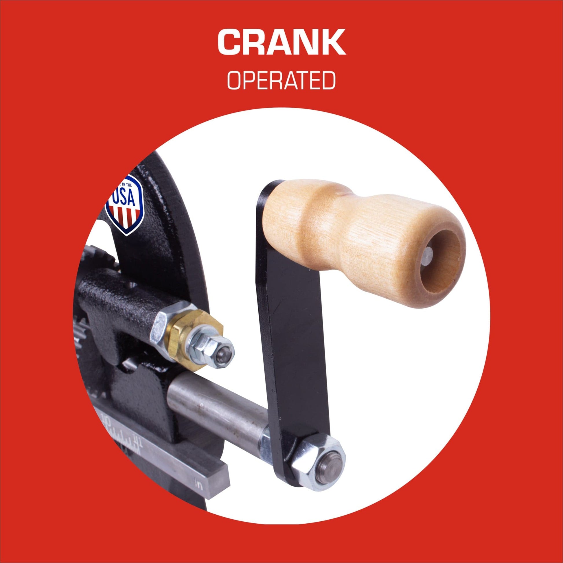 M3 Rotary-Style Gasket Cutter Crank Operated