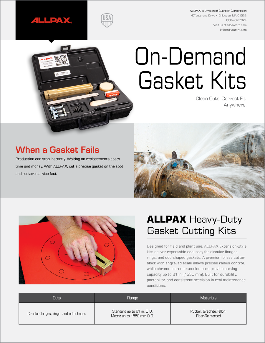 Heavy-Duty Gasket Cutter Flyer Thumbnail