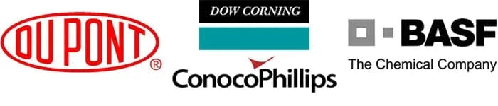 DuPont, Dow Corning, ConocoPhillips, and BASF logos