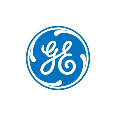 General Electric logo on a white background