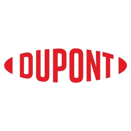 Dupont logo in red on a white background