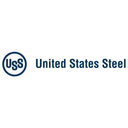 United States Steel logo on a white background