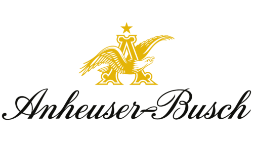 Anheuser-Busch logo with a gold eagle and star