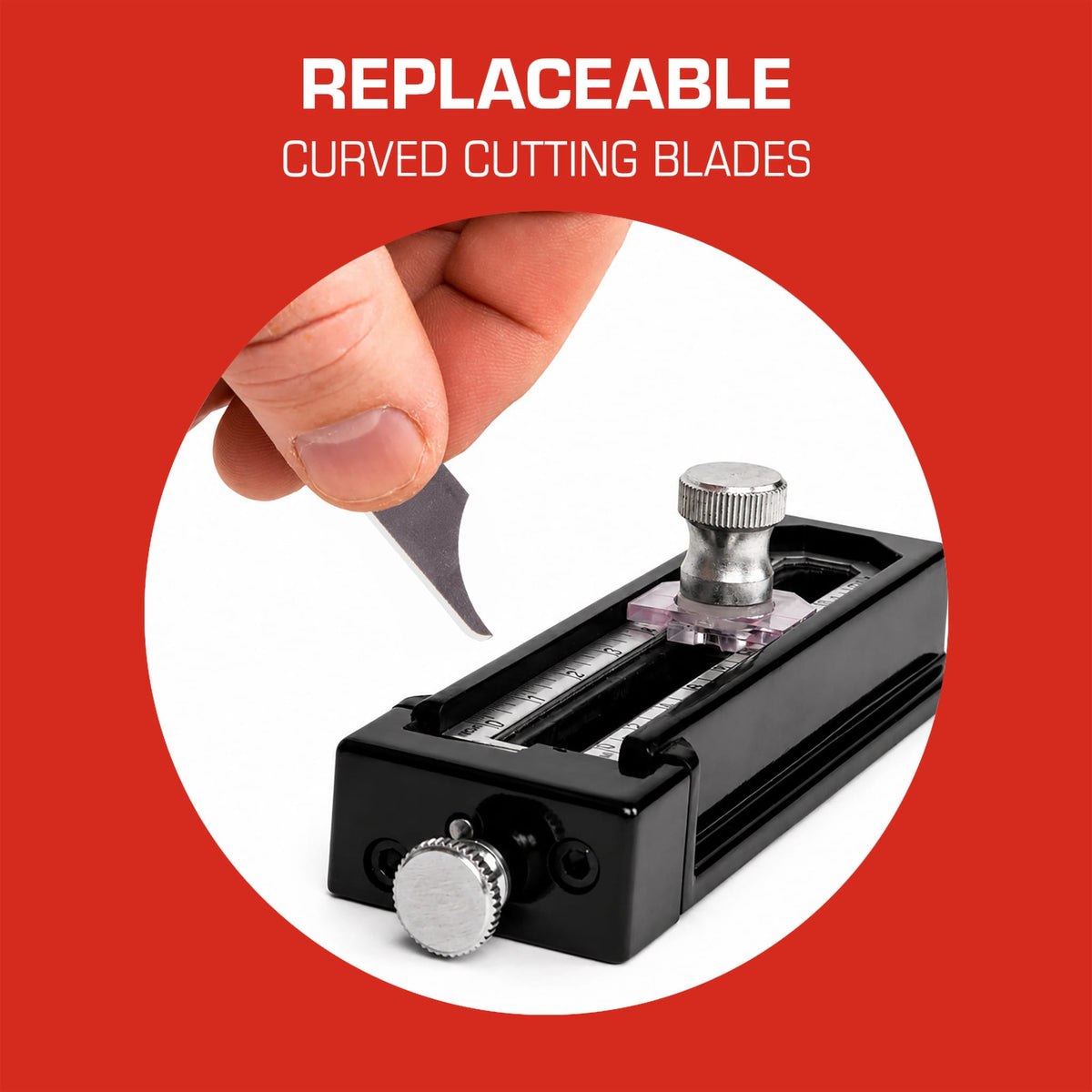 Compact Cutter Replaceable Cutting Blades - Curved