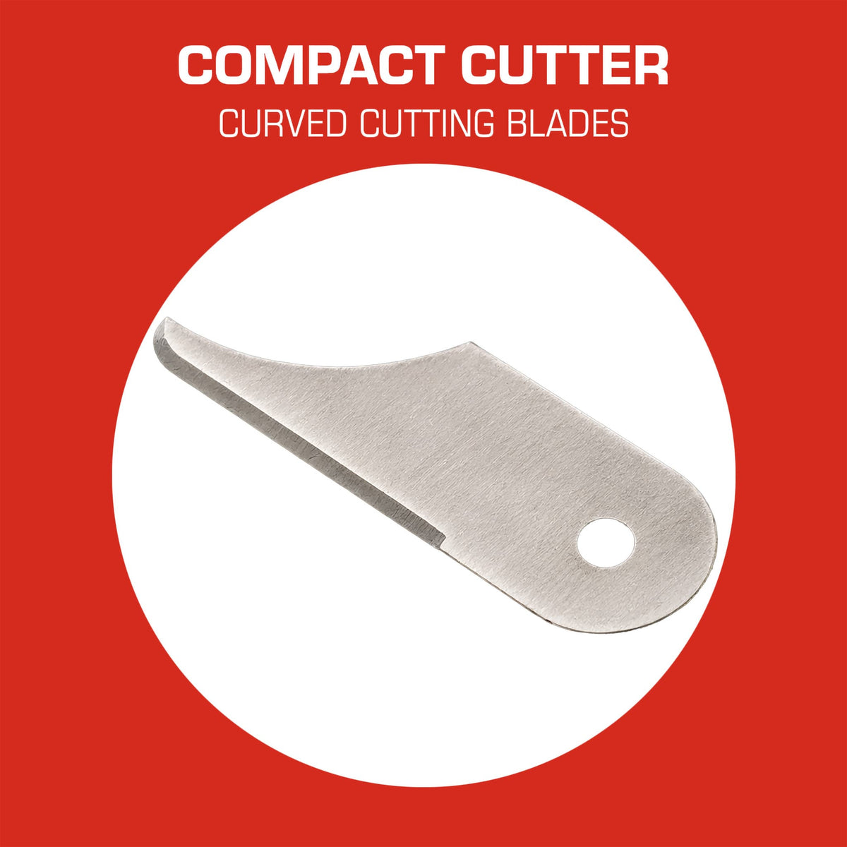 Compact Cutter Cutting Blades - Curved