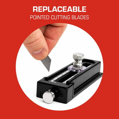 Compact Cutter Replaceable Cutting Blades - Pointed