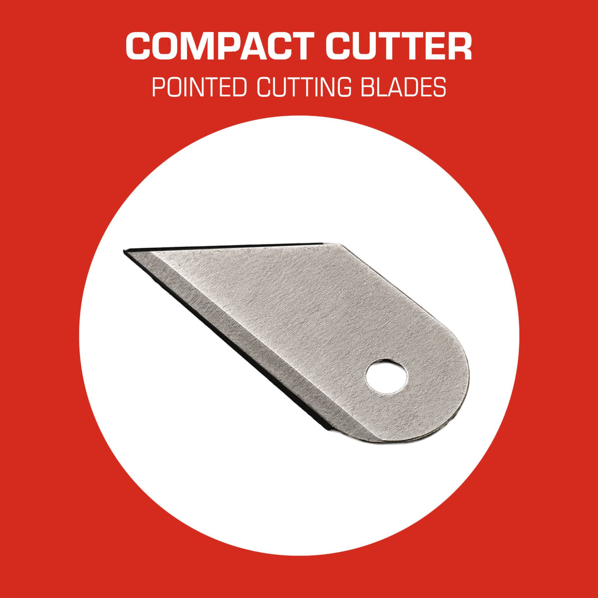 Compact Cutter Cutting Blades - Pointed
