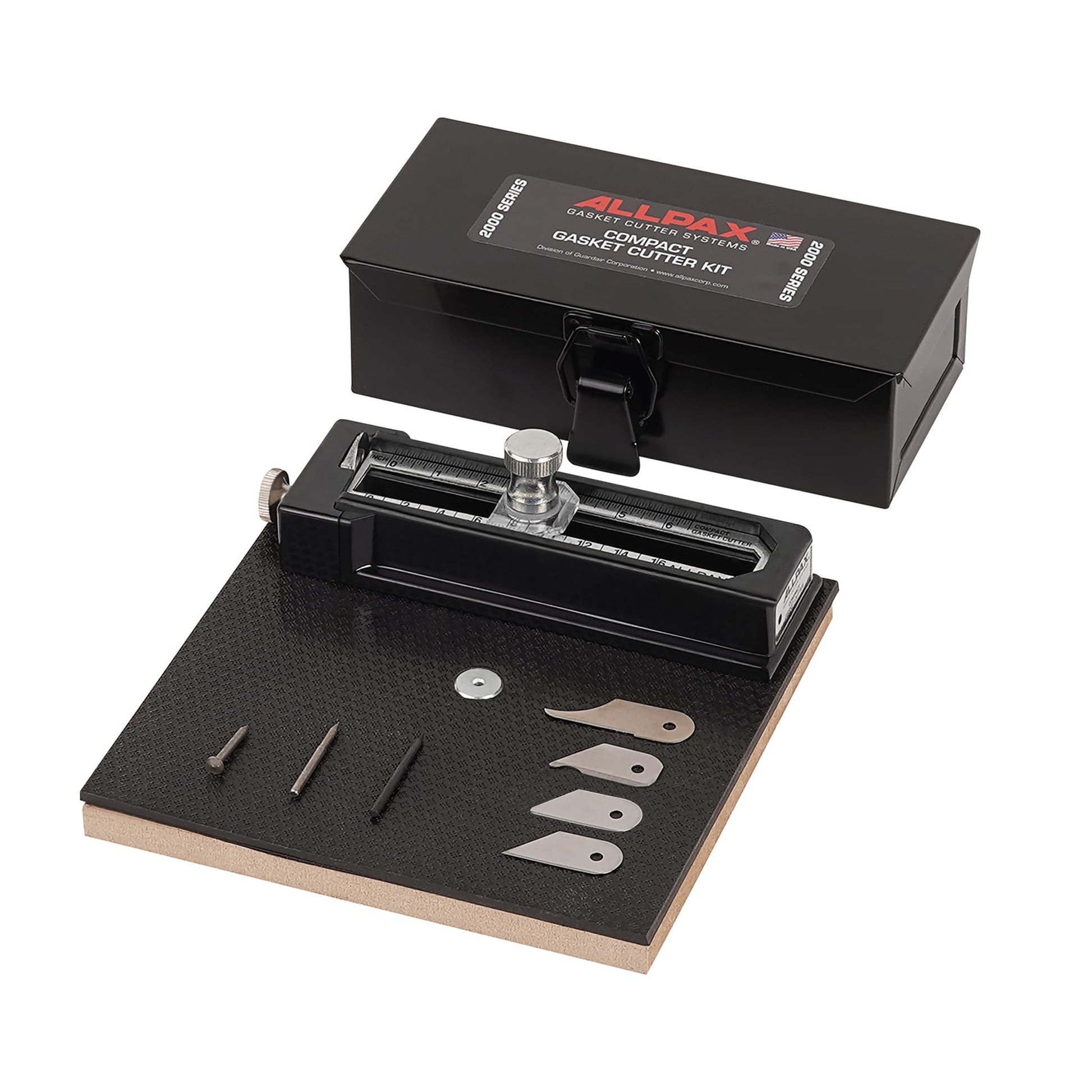 Compact Standard Gasket Cutter Kit w/ Board - 0 to 6" (OD) (AX2010)
