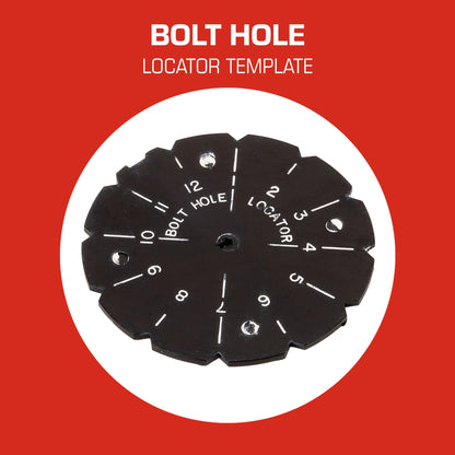 Heavy-Duty Gasket Cutter Kit Bolt Hole Locator Template