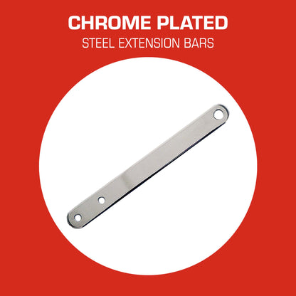Heavy-Duty Gasket Cutter Kit Chrome Plated Steel Extension Bars