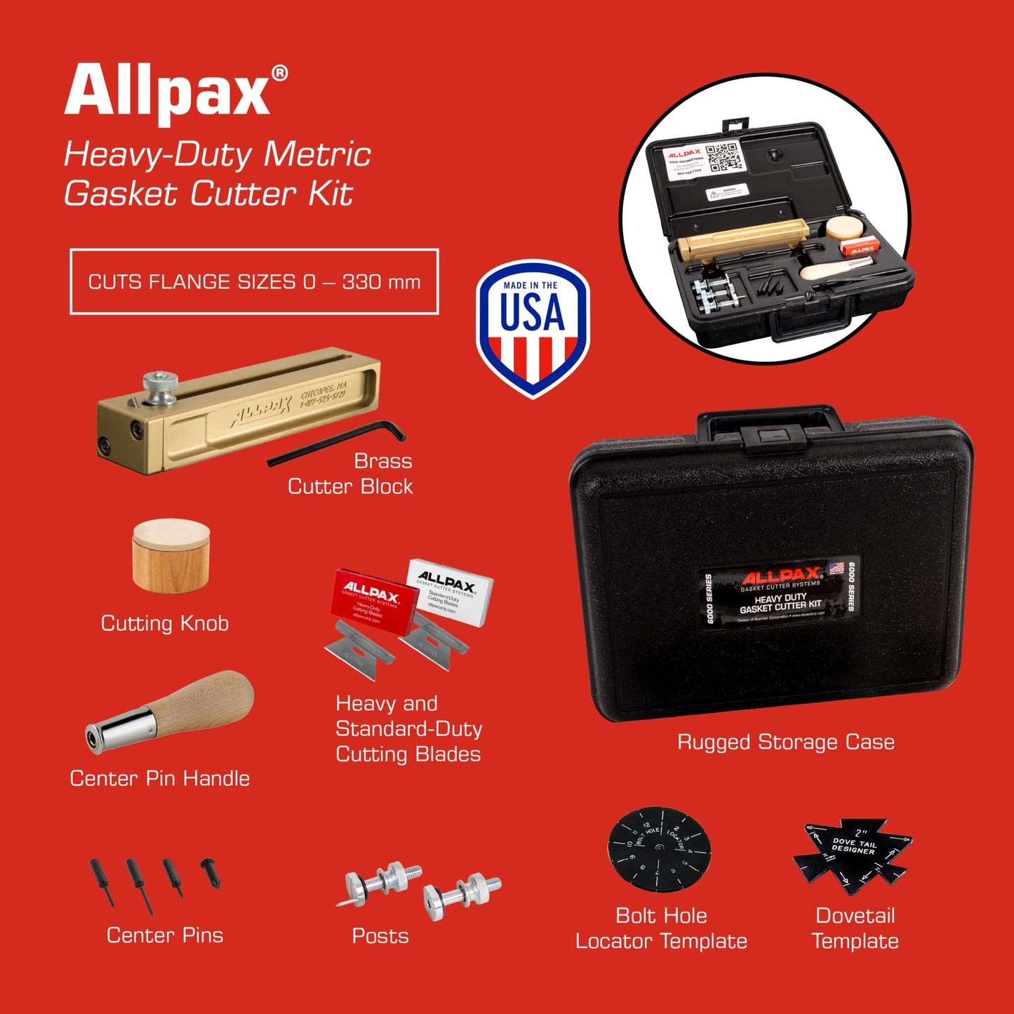 Heavy-Duty Gasket Cutter Kit Metric - Features & Specs