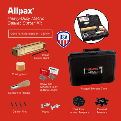 Heavy-Duty Gasket Cutter Kit Metric - Features & Specs