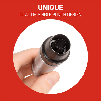 Hollow Punch Kit - Unique Design - Dual or Single Punch Design