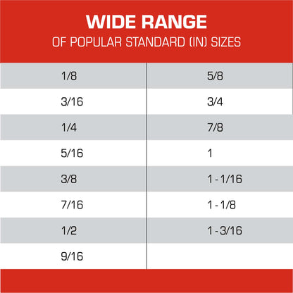 Hollow Punch Kit - Wide Range of Popular Sizes
