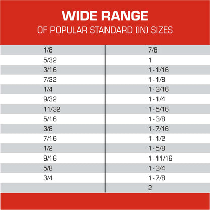 Hollow Punch Kit - Wide Range of Popular Sizes
