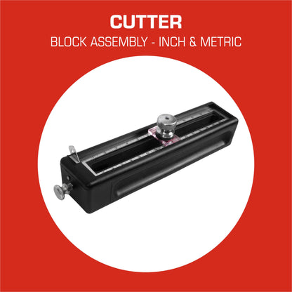 Light-Duty Gasket Cutter Kit Cutter Block Assembly - Inch & Metric
