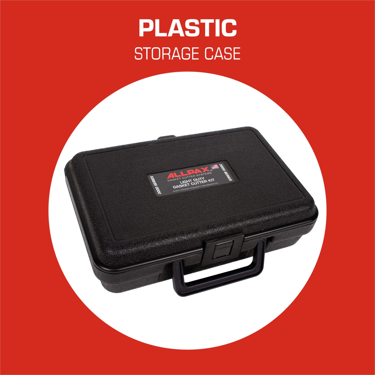 Light-Duty Gasket Cutter Kit Plastic Storage Case