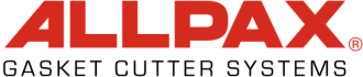 Allpax Gasket Cutter Systems logo with red text on a white background