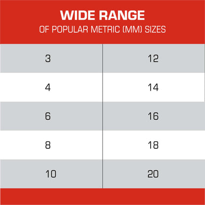 Hollow Punch Kit - Wide Range of Popular Sizes