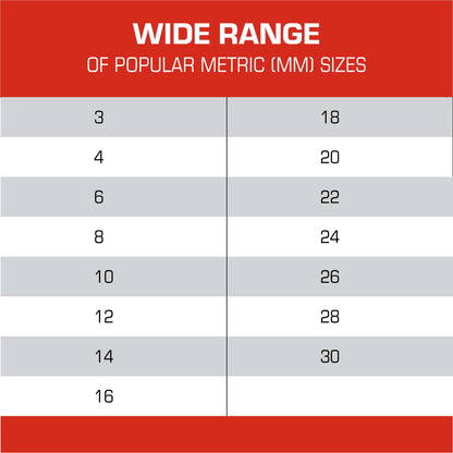 Hollow Punch Kit - Wide Range of Popular Sizes