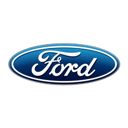 Ford logo on a white background