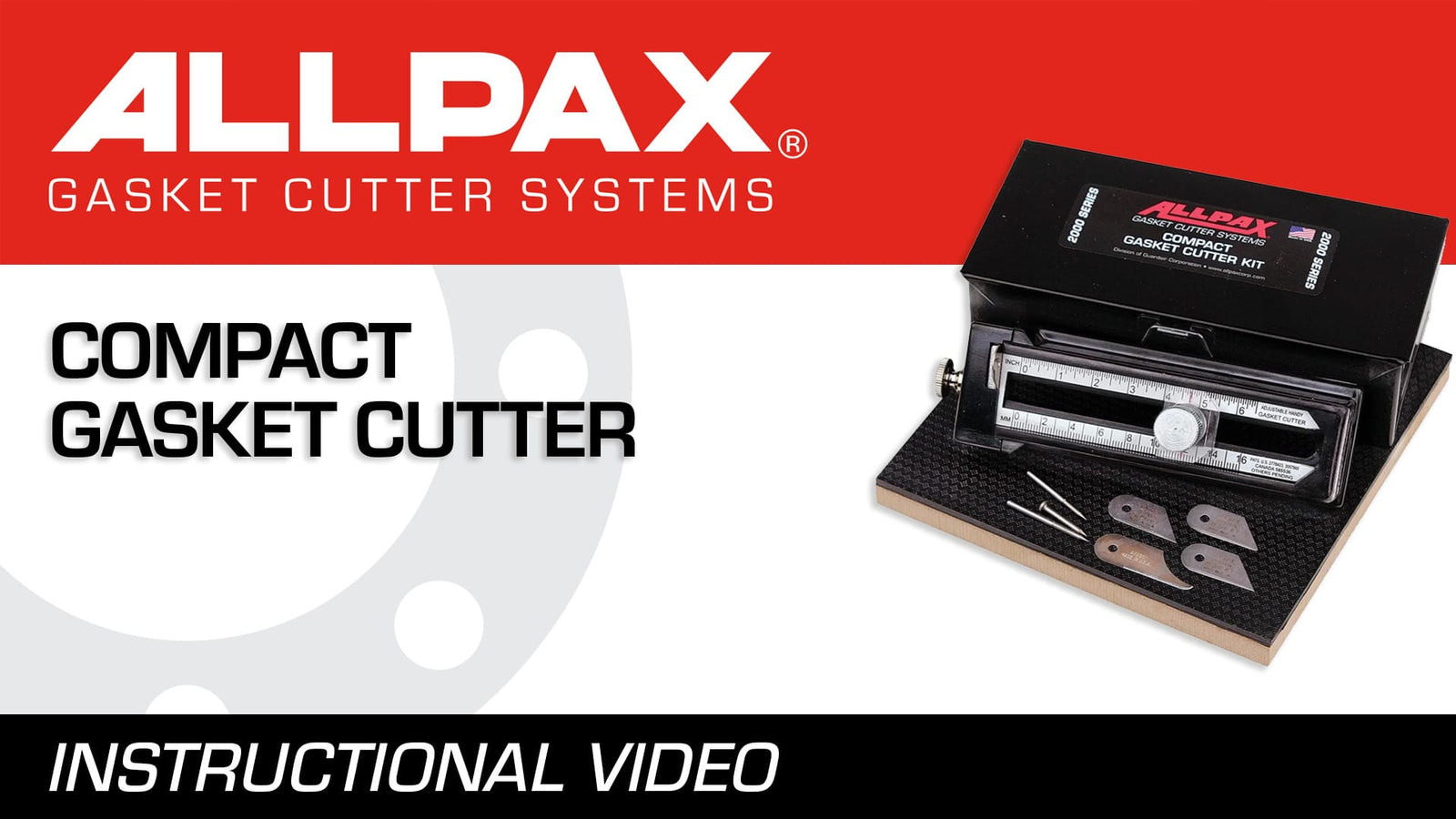 Compact Gasket Cutter Instructional Video Thumbnail