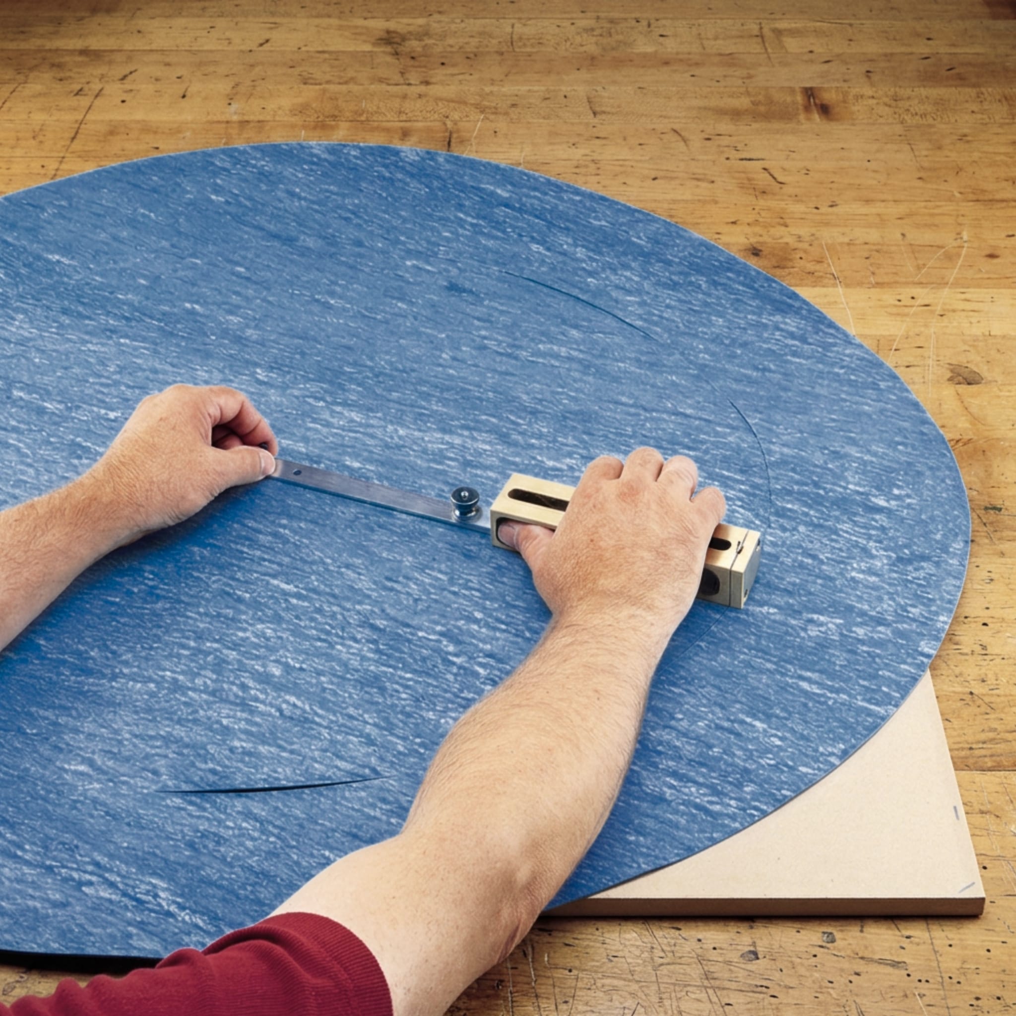 Heavy-Duty Brass Cutter Block in Use
