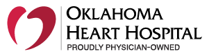 Oklahoma Heart Hospital logo with a red heart symbol